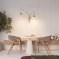 Lampa ścienna NOX 2 złota z włącznikiem kinkiet SL.2508 SOLLUX LIGHTING