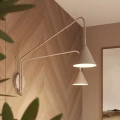 Lampa ścienna NOX 2 taupe z włącznikiem kinkiet SL.2512 SOLLUX LIGHTING