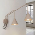 Lampa ścienna NOX 2 taupe z włącznikiem kinkiet SL.2512 SOLLUX LIGHTING