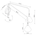 Lampa ścienna NOX 2 taupe z włącznikiem kinkiet SL.2512 SOLLUX LIGHTING