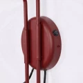 Lampa ścienna NOX 2 burgund z włącznikiem kinkiet SL.2513 SOLLUX LIGHTING