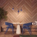 Lampa ścienna NOX 2 ultramaryna z włącznikiem kinkiet SL.2514 SOLLUX LIGHTING