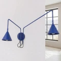 Lampa ścienna NOX 2 ultramaryna z włącznikiem kinkiet SL.2514 SOLLUX LIGHTING