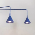 Lampa ścienna NOX 2 ultramaryna z włącznikiem kinkiet SL.2514 SOLLUX LIGHTING