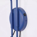 Lampa ścienna NOX 2 ultramaryna z włącznikiem kinkiet SL.2514 SOLLUX LIGHTING