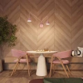 Lampa ścienna NOX 2 różowa z włącznikiem kinkiet SL.2515 SOLLUX LIGHTING