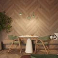 Lampa ścienna NOX 2 szałwiowa z włącznikiem kinkiet SL.2516 SOLLUX LIGHTING