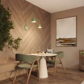 Lampa ścienna NOX 2 szałwiowa z włącznikiem kinkiet SL.2516 SOLLUX LIGHTING
