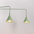 Lampa ścienna NOX 2 szałwiowa z włącznikiem kinkiet SL.2516 SOLLUX LIGHTING