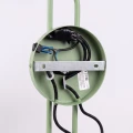 Lampa ścienna NOX 2 szałwiowa z włącznikiem kinkiet SL.2516 SOLLUX LIGHTING