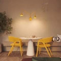 Lampa ścienna NOX 2 żółta z włącznikiem kinkiet SL.2517 SOLLUX LIGHTING