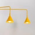 Lampa ścienna NOX 2 żółta z włącznikiem kinkiet SL.2517 SOLLUX LIGHTING