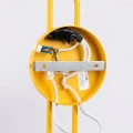 Lampa ścienna NOX 2 żółta z włącznikiem kinkiet SL.2517 SOLLUX LIGHTING