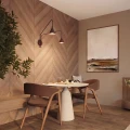Lampa ścienna NOX 2 brązowa z włącznikiem kinkiet SL.2519 SOLLUX LIGHTING