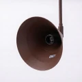 Lampa ścienna NOX 2 brązowa z włącznikiem kinkiet SL.2519 SOLLUX LIGHTING