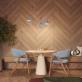 Lampa ścienna NOX 2 błękitna z włącznikiem kinkiet SL.2520 SOLLUX LIGHTING