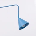 Lampa ścienna NOX 2 błękitna z włącznikiem kinkiet SL.2520 SOLLUX LIGHTING