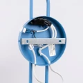 Lampa ścienna NOX 2 błękitna z włącznikiem kinkiet SL.2520 SOLLUX LIGHTING
