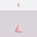 Lampa wisząca NOX 25 różowa zwis SL.2530 SOLLUX LIGHTING