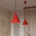 Lampa wisząca NOX 25 czerwona zwis SL.2533 SOLLUX LIGHTING