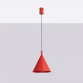 Lampa wisząca NOX 25 czerwona zwis SL.2533 SOLLUX LIGHTING