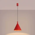 Lampa wisząca NOX 25 czerwona zwis SL.2533 SOLLUX LIGHTING