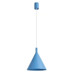 Lampa wisząca NOX 25 błękitna zwis SL.2535 SOLLUX LIGHTING