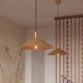 Lampa wisząca NOX 40 złota zwis SL.2538 SOLLUX LIGHTING