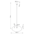Lampa wisząca NOX 40 ultramaryna zwis SL.2544 SOLLUX LIGHTING