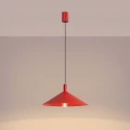 Lampa wisząca NOX 40 czerwona zwis SL.2548 SOLLUX LIGHTING