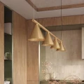 Lampa wisząca NOX 4L złota żyrandol SL.2553 SOLLUX LIGHTING