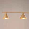 Lampa wisząca NOX 4L złota żyrandol SL.2553 SOLLUX LIGHTING