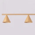 Lampa wisząca NOX 4L złota żyrandol SL.2553 SOLLUX LIGHTING