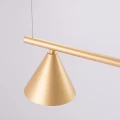 Lampa wisząca NOX 4L złota żyrandol SL.2553 SOLLUX LIGHTING
