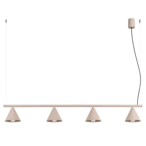 Lampa wisząca NOX 4L taupe żyrandol SL.2557 SOLLUX LIGHTING