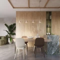Lampa wisząca NOX 4L taupe żyrandol SL.2557 SOLLUX LIGHTING