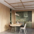 Lampa wisząca NOX 4L taupe żyrandol SL.2557 SOLLUX LIGHTING