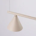 Lampa wisząca NOX 4L taupe żyrandol SL.2557 SOLLUX LIGHTING