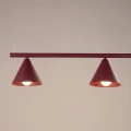 Lampa wisząca NOX 4L burgund żyrandol SL.2558 SOLLUX LIGHTING