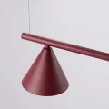 Lampa wisząca NOX 4L burgund żyrandol SL.2558 SOLLUX LIGHTING
