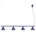 Lampa wisząca NOX 4L ultramaryna żyrandol SL.2559 SOLLUX LIGHTING