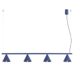 Lampa wisząca NOX 4L ultramaryna żyrandol SL.2559 SOLLUX LIGHTING