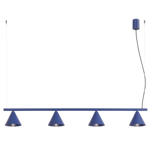 Lampa wisząca NOX 4L ultramaryna żyrandol SL.2559 SOLLUX LIGHTING