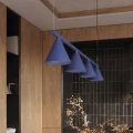Lampa wisząca NOX 4L ultramaryna żyrandol SL.2559 SOLLUX LIGHTING