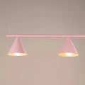 Lampa wisząca NOX 4L różowa żyrandol SL.2560 SOLLUX LIGHTING