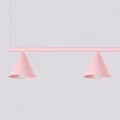 Lampa wisząca NOX 4L różowa żyrandol SL.2560 SOLLUX LIGHTING