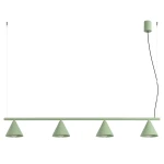 Lampa wisząca NOX 4L szałwiowa żyrandol SL.2561 SOLLUX LIGHTING