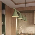 Lampa wisząca NOX 4L szałwiowa żyrandol SL.2561 SOLLUX LIGHTING