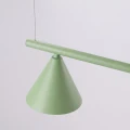 Lampa wisząca NOX 4L szałwiowa żyrandol SL.2561 SOLLUX LIGHTING