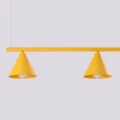 Lampa wisząca NOX 4L żółta żyrandol SL.2562 SOLLUX LIGHTING